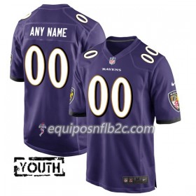 Camiseta Niño NFL Baltimore Ravens Personalizar Púrpura